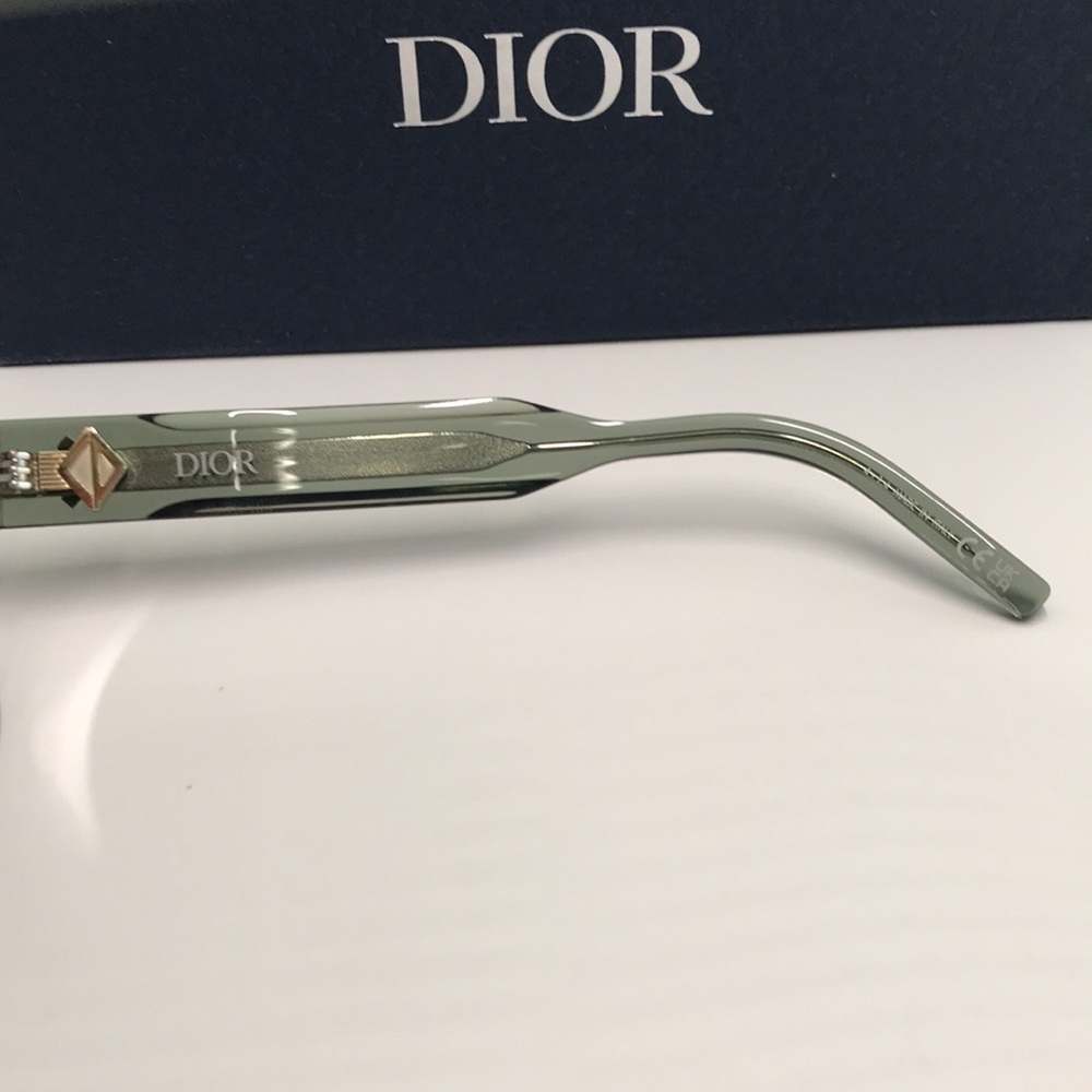New Authentic Dior Square/Rectangle Green CD DIAMONDO S61 - Picture 14 of 15